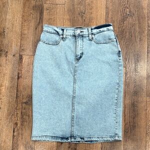 Banana Republic Light Blue Denim Pencil Skirt